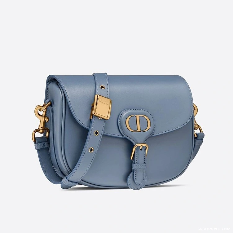 Cheap Medium Box Bobby Blue Bag Dior Sky Calfskin 0712 Luxury